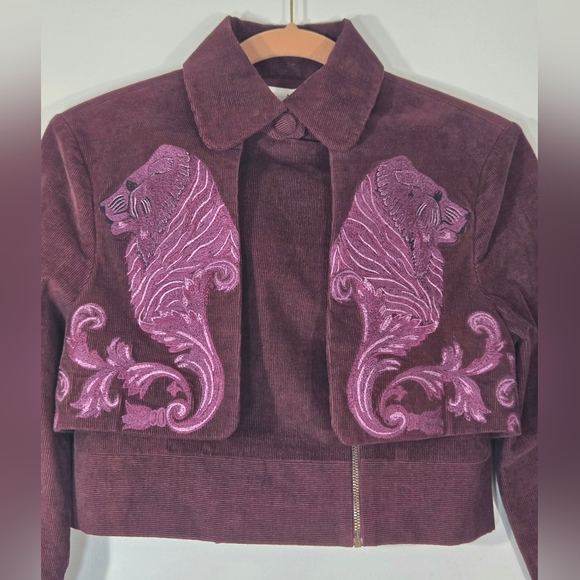 LA FUORI EMBROIDERED BOLERO JACKET. - Picture 2 of 9